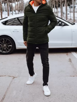 Geacă de iarnă pentru bărbați DSTREET VERDE