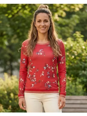 Tricou pentru femei ALTISPORT DEVANA ROȘU