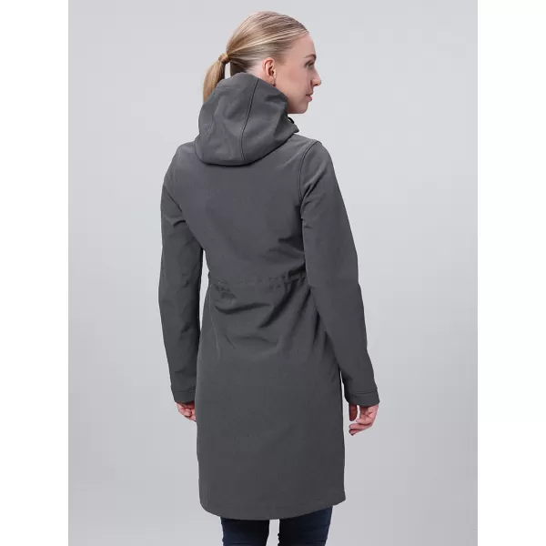  Palton softshell dama LOAP LUNARA GRI ÎNCHIS 