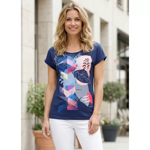  Tricou pentru femei ALTISPORT DIANITA ALBASTRU INCHIS 
