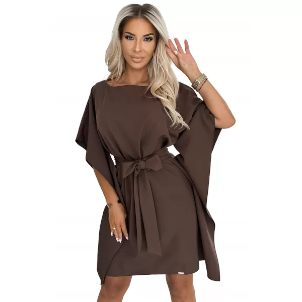  Rochie NUMOCO SOFIA 287-33 CIOCOLATĂ 
