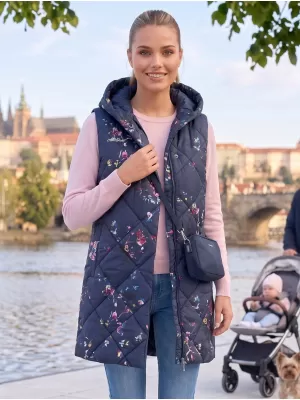 Vesta de dama ALTISPORT DANIELA ALBASTRU INCHIS