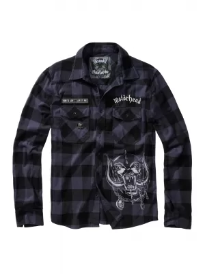 Cămaşă BRANDIT BD61005 NEGRU/GRI