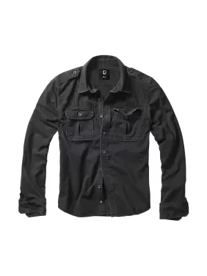 Cămaşă BRANDIT VINTAGE BD9373 NEGRU