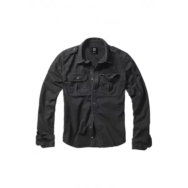  Cămaşă BRANDIT VINTAGE BD9373 NEGRU 