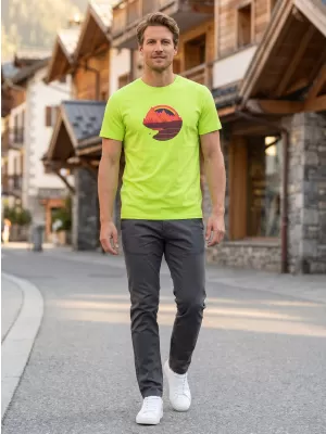 Tricou pentru bărbați ALTISPORT ALM186129 LĂMÂIE VERDE