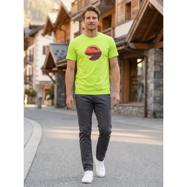  Tricou pentru bărbați ALTISPORT ALM186129 LĂMÂIE VERDE 