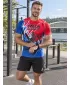 Cămașă funcțională de compresie pentru bărbați cu mâneci scurte premium ALTISPORT VOJ/ALM036TR04 LEU