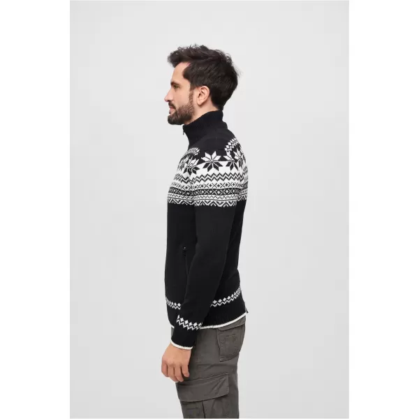  Panoul pentru bărbați BRANDIT CARDIGAN NORWEGER BD5030 NEGRU 
