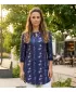 Tricou pentru femei KIXMI TRISHA ALBASTRU INCHIS