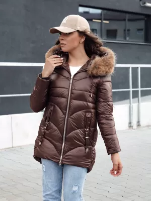 Geacă pentru doamne DSTREET WINTERCHIC CARAMEL