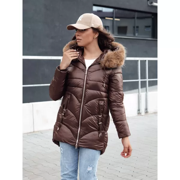  Geacă pentru doamne DSTREET WINTERCHIC CARAMEL 