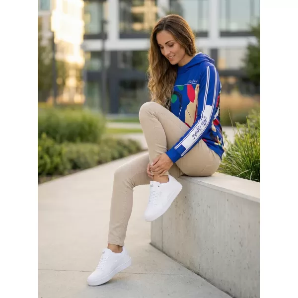  Premium cu hanorac funcțional pentru femei ALTISPORT VOJ/ALW042MI01 ALBASTRU 