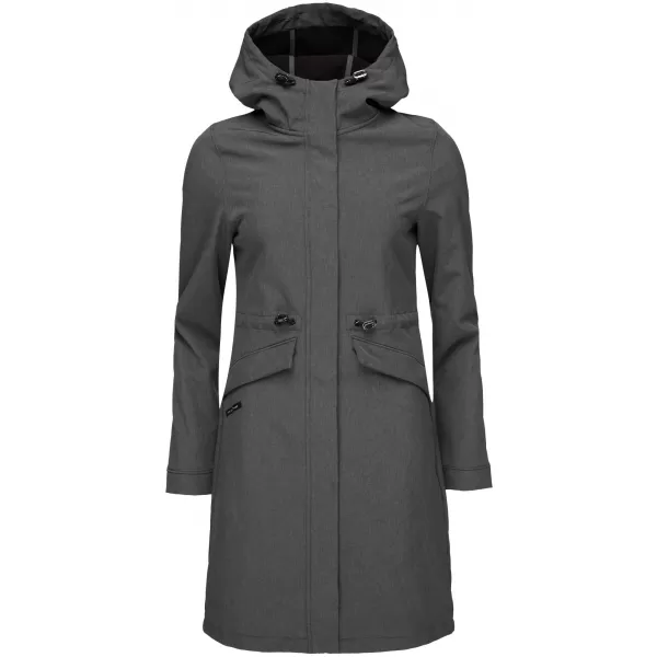  Palton softshell dama LOAP LUNARA GRI ÎNCHIS 