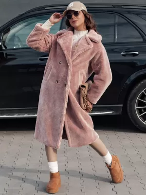 Haină de iarnă DSTREET LUXERII ROZ