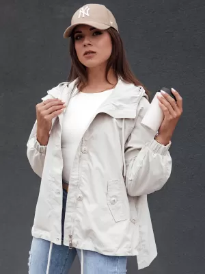 Geacă pentru doamne DSTREET GLAMOUR PARK ALB