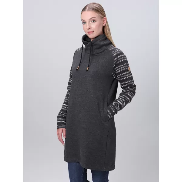  Rochie LOAP EBNERA GRI ÎNCHIS 