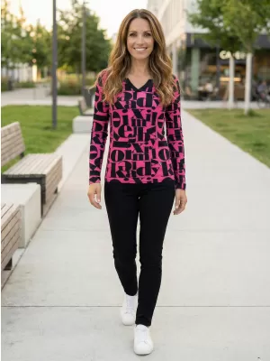 Tricou pentru femei KIXMI TAFFY ROZ