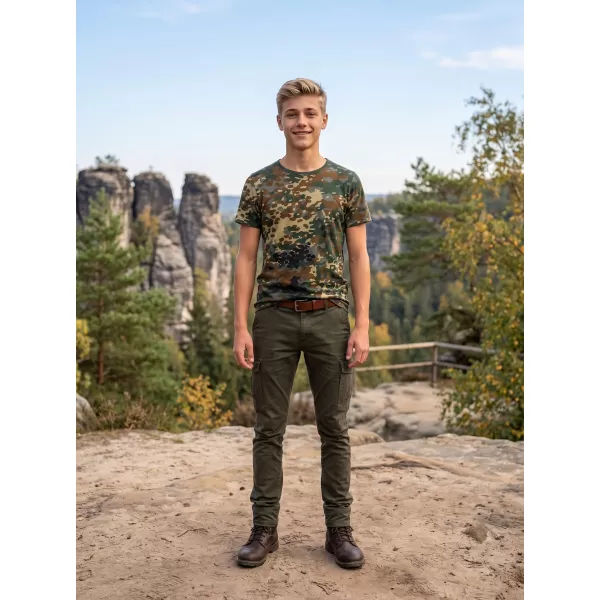  Tricou băieți BRANDIT T BD6017 FLECKTARN 