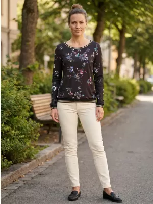Tricou pentru femei ALTISPORT DEVANA NEGRU