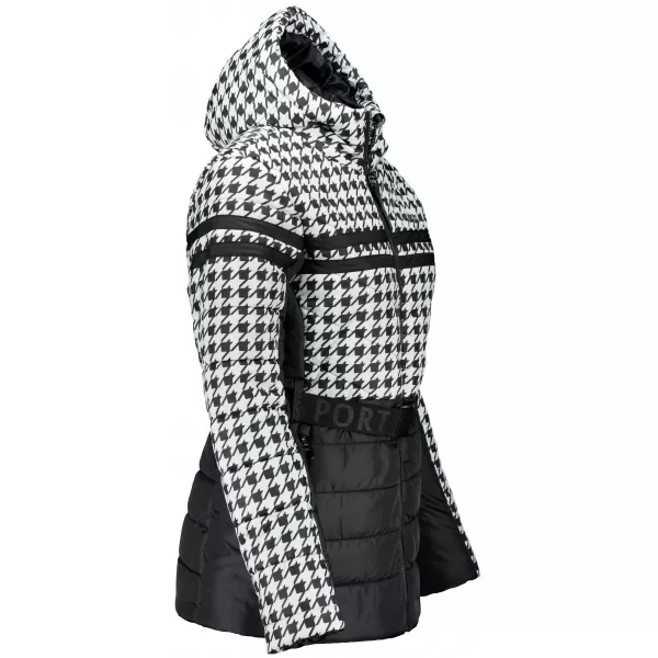  Geaca de dama ALTISPORT DEBORA ALB NEGRU 