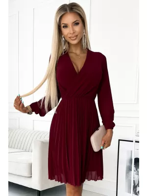 Rochie NUMOCO ISABELLE 313-15 BURGUNDIA