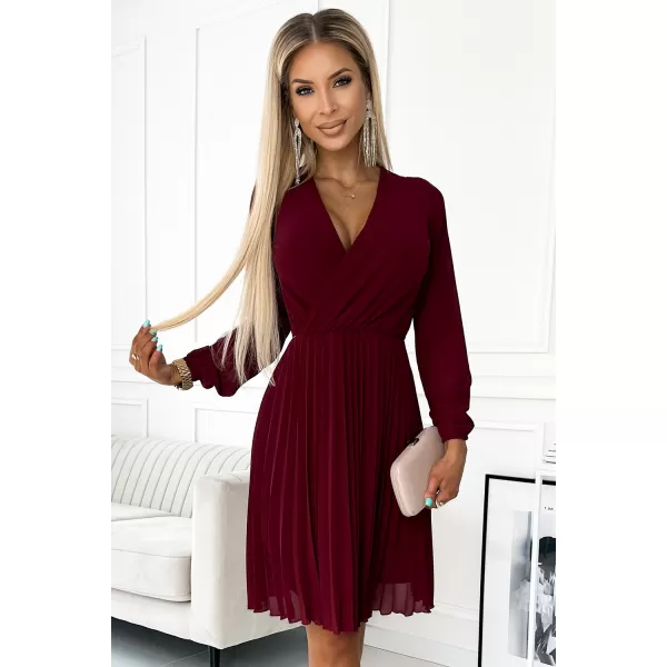  Rochie NUMOCO ISABELLE 313-15 BURGUNDIA 