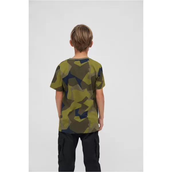  Tricou băieți BRANDIT T BD6017 CAMUFLAJ SUEDEZ 