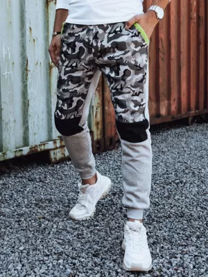 Piese pentru bărbați DSTREET CAMO GRI DESCHIS