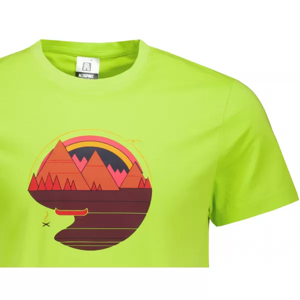  Tricou pentru bărbați ALTISPORT ALM186129 LĂMÂIE VERDE 