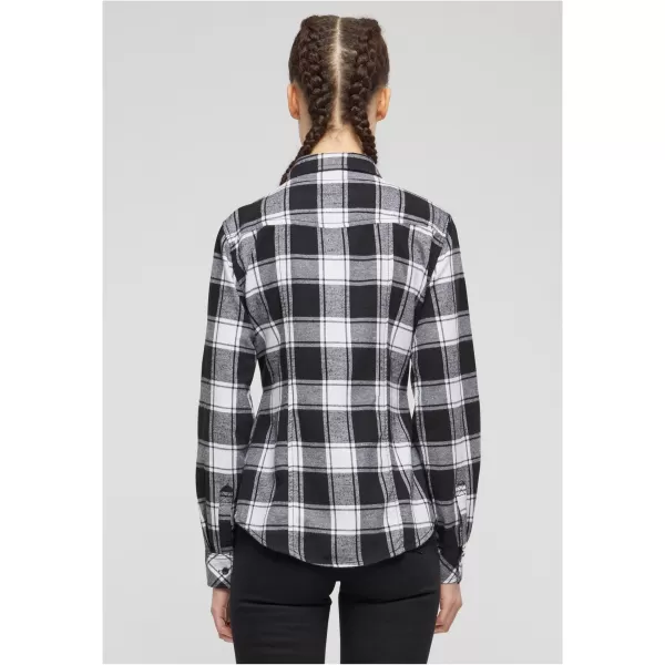  Cămaşă BRANDIT BD9336 ALB/NEGRU 