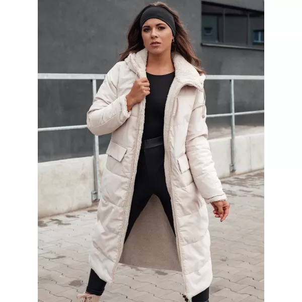  Haină de iarnă DSTREET GLAMPUFF BEJ 