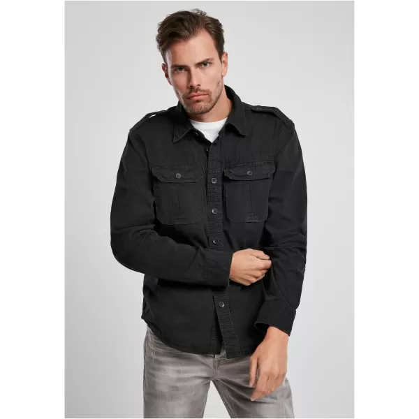  Cămaşă BRANDIT VINTAGE BD9373 NEGRU 