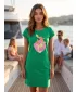 Tricou/rochie extinsă pentru femei ALTISPORT ALW187178 MEDIU