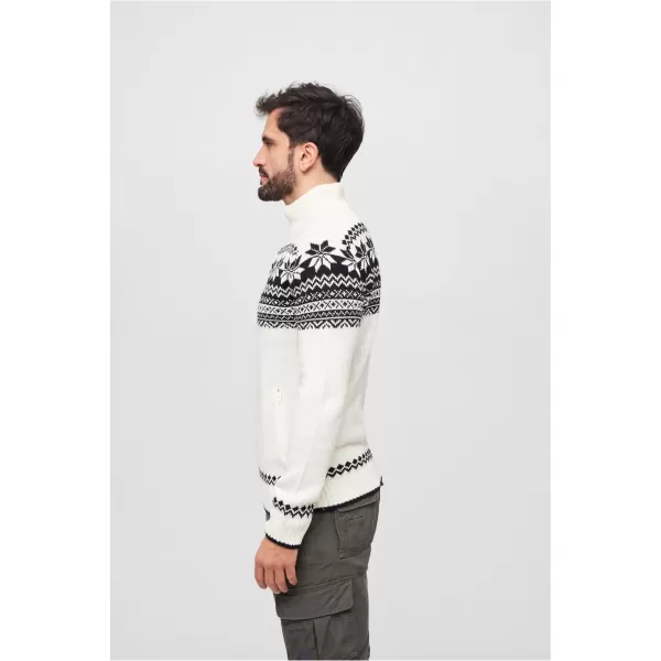  Panoul pentru bărbați BRANDIT CARDIGAN NORWEGER BD5030 ALB 