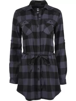 Cămaşă BRANDIT BD44006 NEGRU/GRI