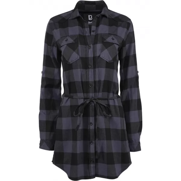  Cămaşă BRANDIT BD44006 NEGRU/GRI 