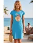 Tricou/rochie extinsă pentru femei ALTISPORT ALW187178 TURCOAZ