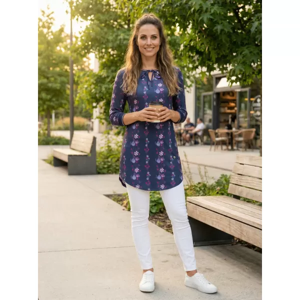  Tricou pentru femei KIXMI TRISHA ALBASTRU INCHIS 