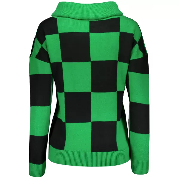  Pulover de dama ALTISPORT DELLA NEGRU/VERDE 