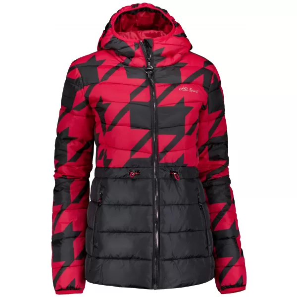  Geaca de dama ALTISPORT DARCIA NEGRU/ROSU 