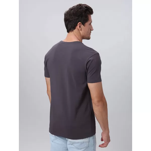  Tricou pentru bărbați LOAP ALHON GRI ÎNCHIS 