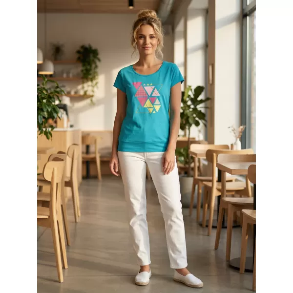  T -thirt ALTISPORT ALW185120 TURCOAZ ÎNTUNECAT 