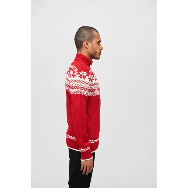  Panoul pentru bărbați BRANDIT CARDIGAN NORWEGER BD5030 ROŞU 