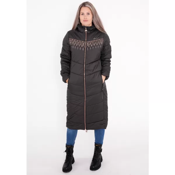  Palton de femei ALTISPORT DONNA NEGRU 