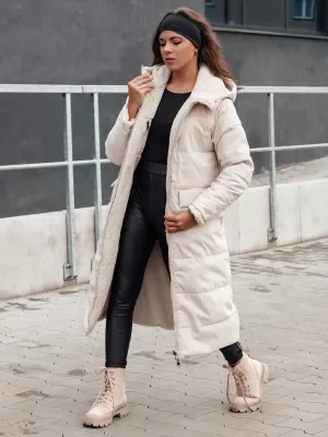 Haină de iarnă DSTREET GLAMPUFF BEJ