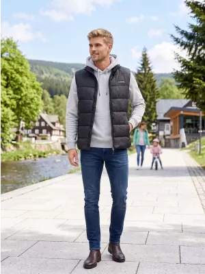 Vesta pentru barbati ALTISPORT DAMAN NEGRU