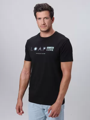 Tricou pentru bărbați LOAP ALHON NEGRU