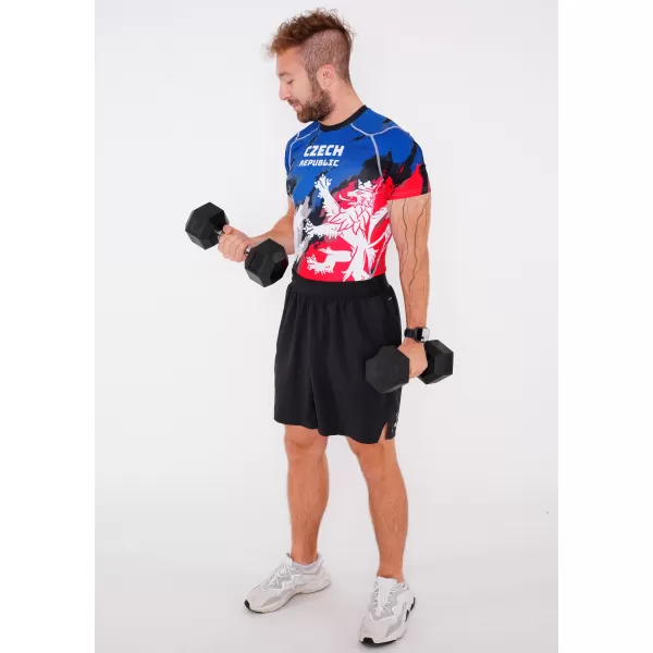  Cămașă funcțională de compresie pentru bărbați cu mâneci scurte premium ALTISPORT VOJ/ALM036TR04 DUNGI 