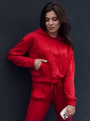 Panoul pentru doamne DSTREET TRENDHOOD ROŞU